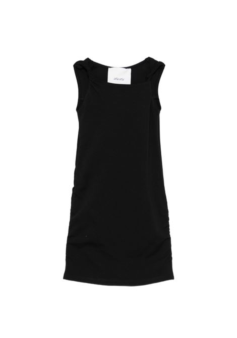 Abito con arricciatura Lù-Lù BY MISS GRANT | LL4155NERO